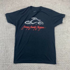 Orange County Choppers OCC Shirt Men Medium M Black Biker Motorcycle Lightweight